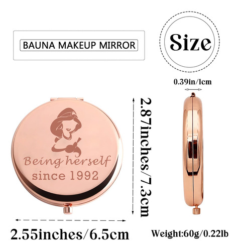 Espejo De Maquillaje Inspirado En La Princesa Jasmine