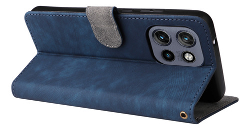 Funda Tipo Cartera Para Motorola Edge 50 Neo 5g/s50 5g, Funda De Piel Con Tapa, Tarjetero, Soporte Protector De Muñeca