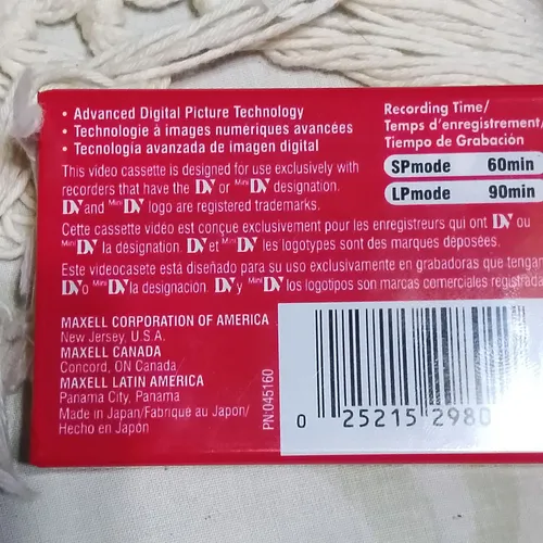 Cinta Mini Dv Nuevas