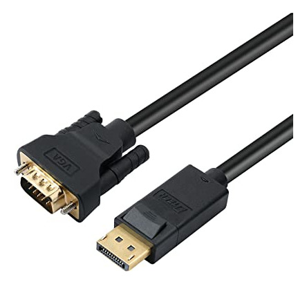 Cable Displayport A Vga De Dtech De 1,8 M, Conector De Vídeo