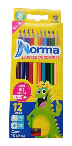 Lápices De Colores Norma C/12 ¡¡ Envío Inmediato !!