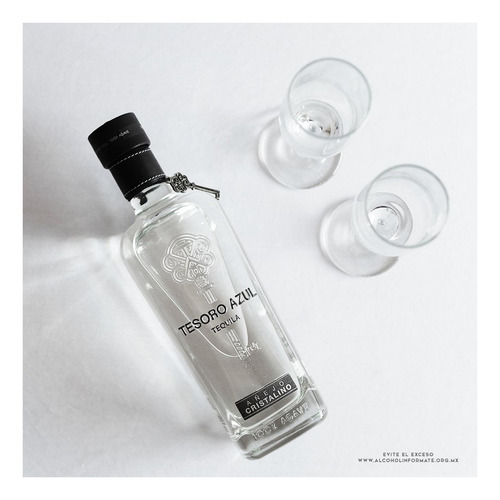 Pack De 2 Tequila Tesoro Azul Cristalino 750 Ml