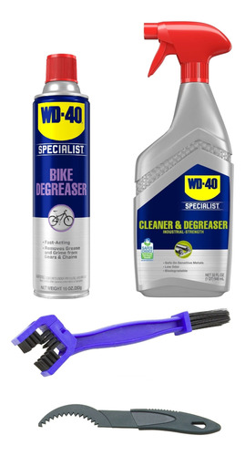 Kit Limpieza Wd40 Bike Bicicleta / Transmision Completa