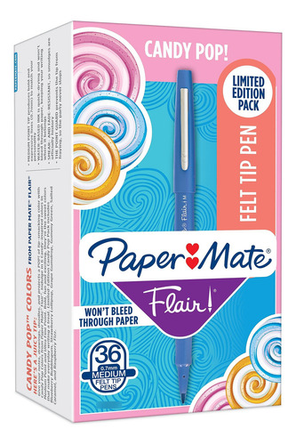 Bolígrafos De Punta Fina Paper Mate Flair Medio