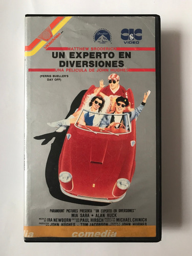 Vhs Ferris Bueller Day Off Un Experto En Diversiones Matthew (Usado)