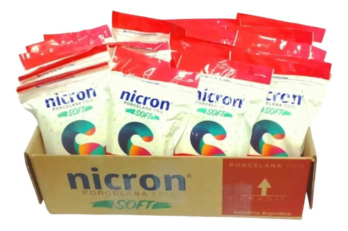 Porcelana Fria Nicron Soft Caja X 6,5 Kg. - 20 Paq De 325gs