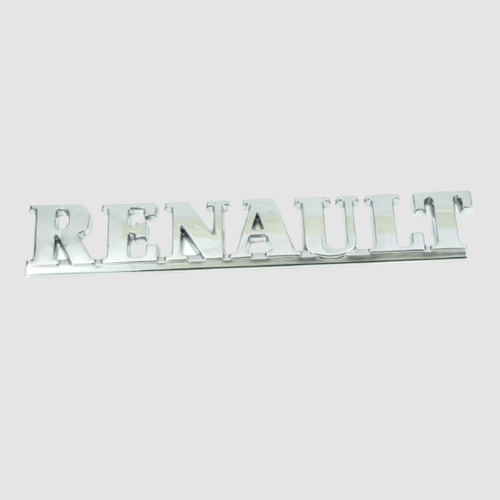 Emblema Palabra Renault Cromado 