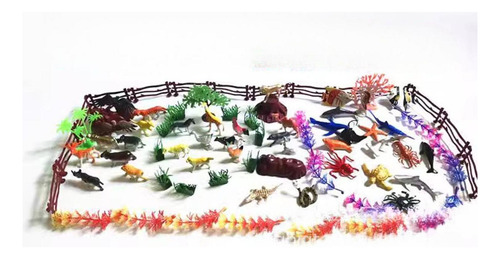 80 Figuras De Animales, Juguetes Educativos Para Niños,