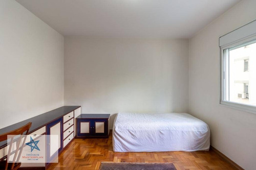 Belíssimo Apartamento 181 M²a.u. - 3 Dorm 1 Suíte 1 Vaga - Rua José Maria Lisboa - Jardim Paulista - Metrô Trianon-masp - Ap5378