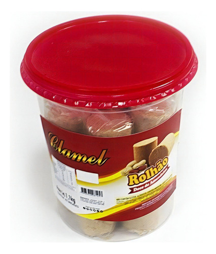 Paçocas Rolhão Clamel pote 20 un peso 1,1 kg