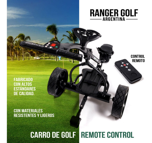 Imagen 9 de 10 de Carro Ranger Golf Electrico ** Control Remoto** Litio !