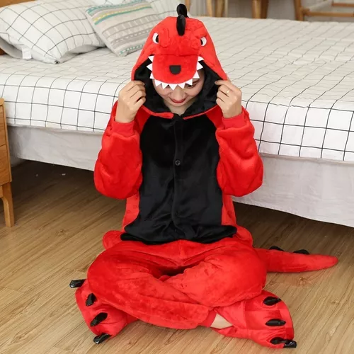 Dinosaurio Dino Pijama Mameluco Disfraz Moda