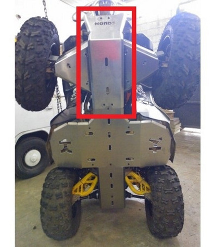Imagem 1 de 2 de Peça Frontal Skid Plate De Renegade 800 E 1000 Todos Os Anos