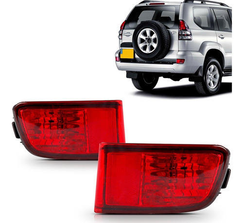 Refletor Parachoque Traseiro Land Cruiser Prado 04 A 08 2009