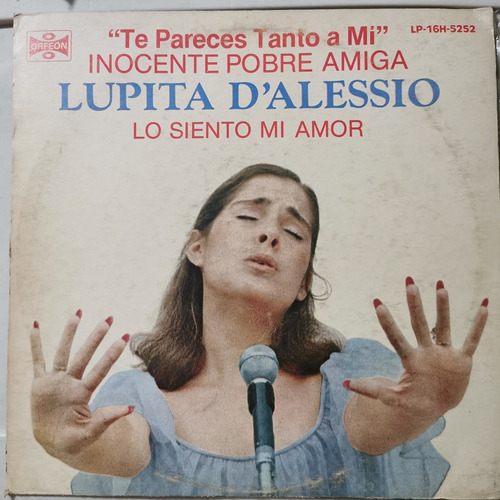 Disco Lp: Lupita Dalessio- Te Parecesm Inocente