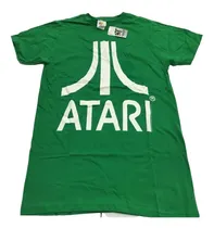 Comprar Playera Verde Atari Logo Retro Atari Nostalgia