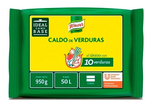 Knorr Caldo De Verduras Deshidratado 950 Gr