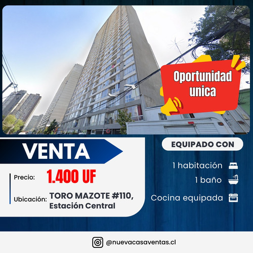 Acogedor Depto. Con Excelente Ubicación Y Entrega Inmediata!