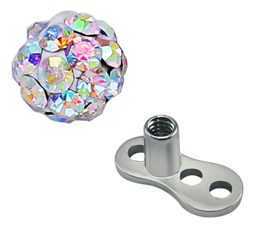 Piercing Microdermals Con Rosca Interna 5 Piezas