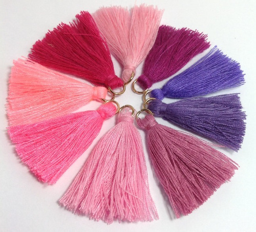 Imagen 5 de 10 de Borlas Polyester 3cm (50 Piezas)
