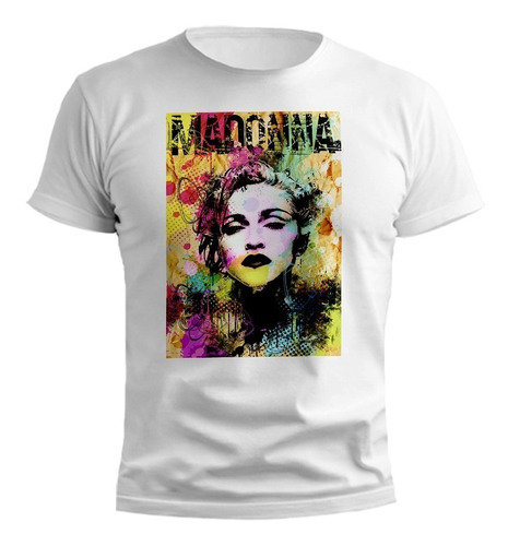 Remera Madonna Multicolor Diseño Exclusivo Hombre