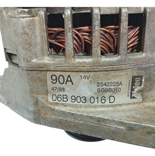 Alternador Vw Passat Alemão Audi A4 1999/2001 1.8 Turbo 90a (Usado)