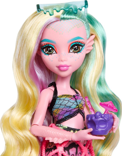 Monster High Lagoona Blue Scare-adise Island Snack Shack (Usado)