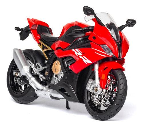 Bmw-s1000rr 1:12 Carro Metálico Miniatura Com Som E Luzes