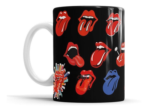 Taza Cerámica Rolling Stones Logo Lenguas