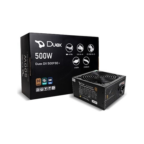 Fonte De Alimentação Duex Dx-500fse+ 500w 80 Plus Bronze
