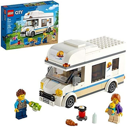 Lego City Holiday Camper Van 60283 Kit De Construcción; Jug