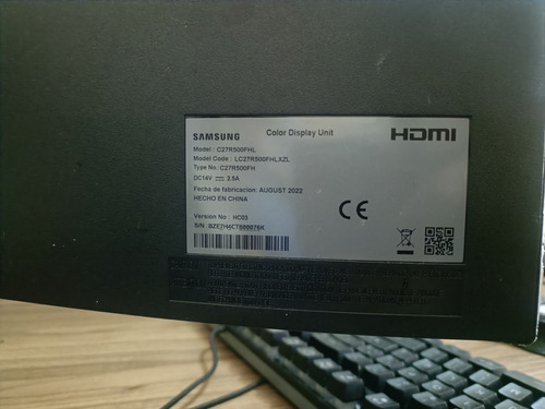 Monitor Samsung Curvo De 27pulgadas Y Computador Lenovo Port