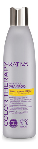 Kativa Color Therapy Blue Violet Shampoo Matizador X 250ml