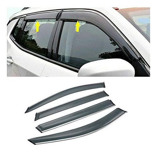 Motorfansclub 4pcs Ventana Visor Encaja Para Infiniti Qx60