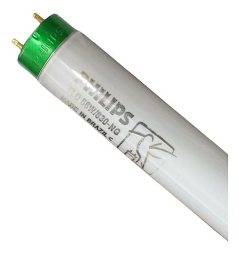 Lâmpada Fluorescente Tl-d Super 83 58w/830 Philips (kit C/3) Luz Branco-quente