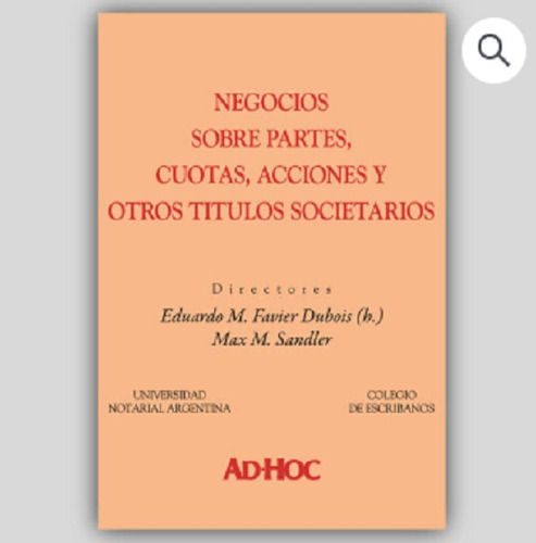 Negocios Sobre Partes, Acciones Y Otros Títulos Soci