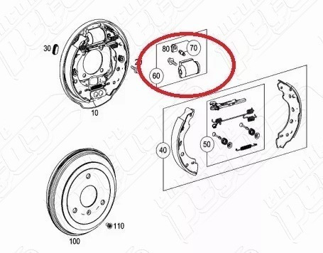 Smart Fortwo Mhd Coupé 2011-2015 Cilindro Da Roda