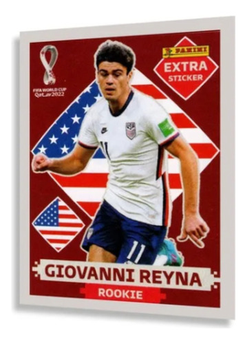 Figurinhas Legend Bordo Rara Copa Do Mundo 2022 Personagem Giovanni Reyna Eua