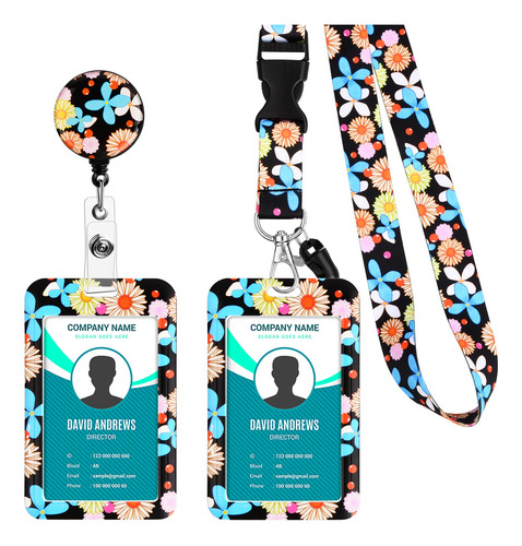 Soporte Para Tarjetas De Identificación Laughhe Neck Con Cor