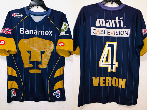 Jersey Pumas Talla M Lotto Unam Verón 4 (Usado)