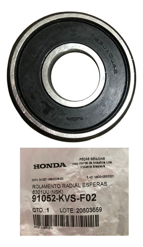 Rolamento Roda Dianteira 6301 Fan/ Cargo/ Start 160 Original