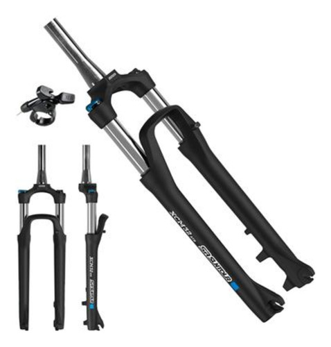 Garfo 29 Suntour Xcr32 Air Rlr 100mm C/trava No Guidão Preto