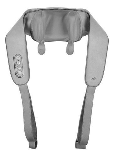 Masajeador De Cuello Y Hombros Shiatsu Recargable Gris Ozu