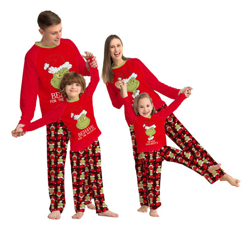 Pijamas De Navidad Ropa Para Padres E Hijos Casa Grinch