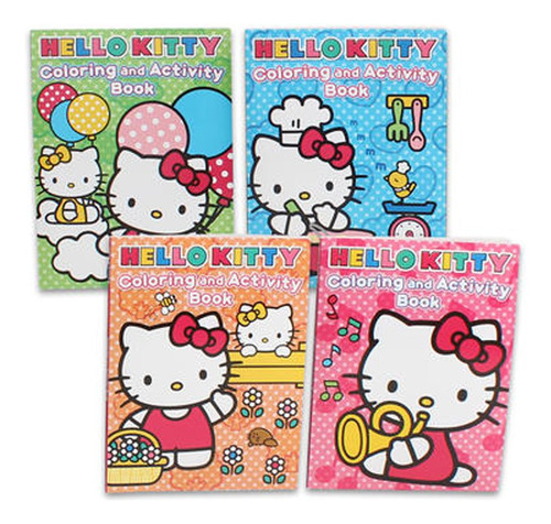 Hello Kitty - Juego De Libros Para Colorear Y Actividades, .