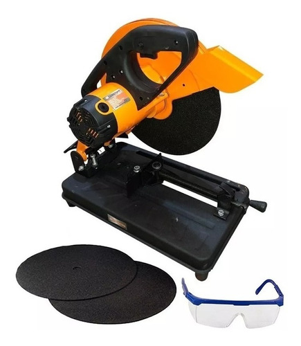Sierra Cortadora Sensitiva Kit Hierro 355mm Metal Lusqtoff