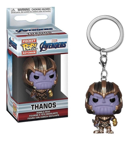 Chaveiro Funko Pop Pocket Keychain Thanos Marvel