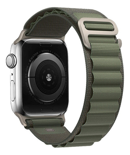 Correa Ajustable Alpina Para Apple Watch Pulsera De Nailon