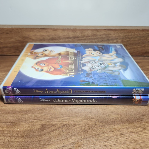 Kit 2 Filmes - A Dama E O Vagabundo 1 E 2 - Originais E Lacr