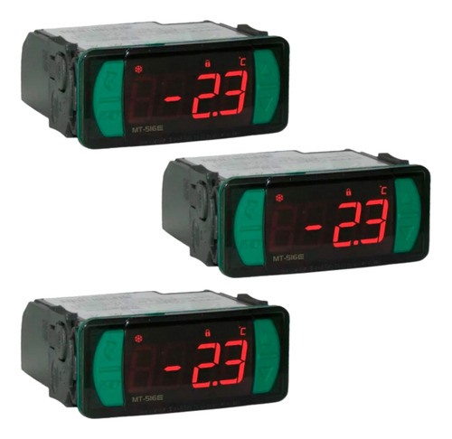3 Controlador Temperatura Timer Full Gauge Mt516 E/13